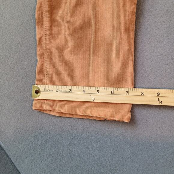 Citizens of Humanity Sienna Corduroy Pants Burnt Orange Rust Sz 31 Slim Straight - Picture 10 of 15
